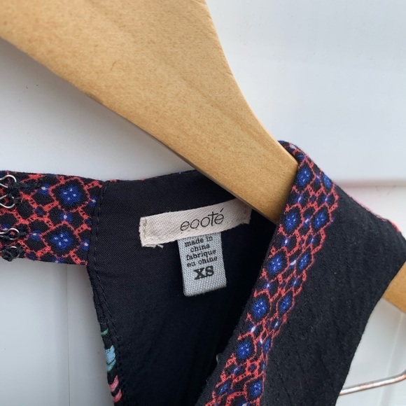 Urban Outfitters Ecote Floral Open Back Dress - Picture 4 of 6